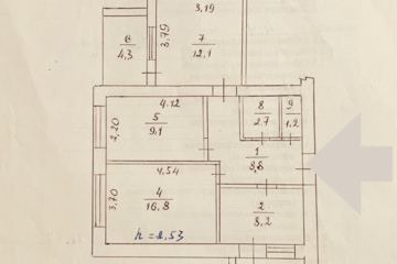 3-к квартира, 64 м², 5/8 эт.